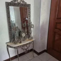 آینه شمعدان برنز
