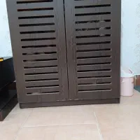 بخاری ودراور وجاکفشی کاردست نجار زیر تلویزیونی|بخاری، هیتر، شومینه|رشت, معلولین|دیوار