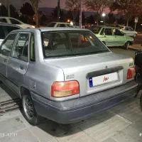 پراید نقره ای صندوق دار رینگ اسپرت