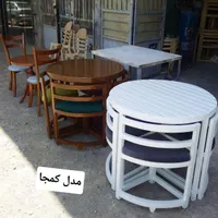 فروش میزو صندلی ناهارخوری رنگ شده و خام|میز و صندلی غذاخوری|مشهد, هفده شهریور|دیوار