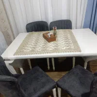 میز غذا خوری 6نفره|میز و صندلی غذاخوری|تنکمان, |دیوار