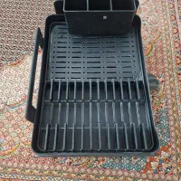 سبد آبچکان مشکی  تمیز برای استفاده باغ