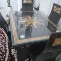 میز نهارخوری ۴نفره درحد نو چوبی