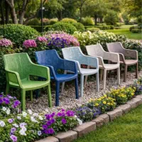 صندلی پلاستیکی مدل قیام میز ناهار خوری