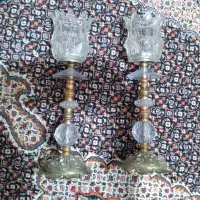 آیینه و شمعدان کاملا نو|صنایع دستی و سایر لوازم تزئینی|اردبیل, |دیوار