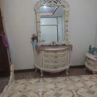 تخت خواب دوم نفره و کنسول|تخت و سرویس خواب|اسلامشهر, شهرک مهدیه|دیوار