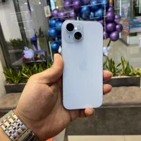 iPhone ۱۵نرمال رنگ‌ خاص آبی باطری۱۰۰ اقساط ۱۲ ماهه