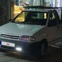پراید وانت مدل 1403 خشک بی رنگ با باربند سفارشی