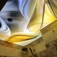 اصفهان دکور. اجرای سقف کشسان ولاین نوری و...|خدمات پیشه و مهارت|آستانه اشرفیه, |دیوار