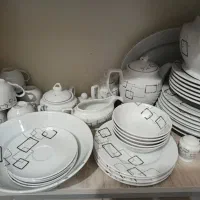 چینی 6نفره نقره ایی|ظروف سرو و پذیرایی|خرم‌آباد, |دیوار