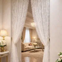 پرده طرح نازگل زیر قیمت