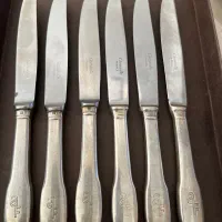 ست چاقو و چنگال با روکش نقره کریستوفل فرانسه|کلکسیون اشیاء عتیقه|تهران, یوسفآباد|دیوار