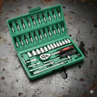 جعبه بکس ۴۵عددی MaxPro/قدرت دوام و صرفه در یک ست|ابزارآلات|کاشان, فاز ۱ ناجی آباد|دیوار