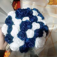 دسته گل روبانی|گل مصنوعی|مراغه, |دیوار