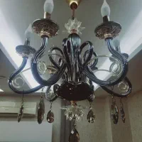 لوستر کریستالی شش شاخه|لوستر و چراغ آویز|بندرعباس, |دیوار