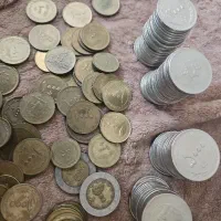 سکه های ۵۰۰و۲۰۰و۵۰ وده و۲۵ و۵ تومانی|کلکسیون سکه، تمبر، اسکناس|فردوسیه, |دیوار