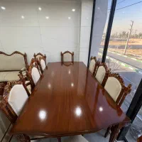 مبل ۹نفره ناهارخوری ۸کاجی|مبلمان خانگی و میز عسلی|تهران, میدان میوه و تره‌بار مرکزی|دیوار