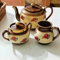 ست قوری انگلیسی ودو سرویس قهوه خوری