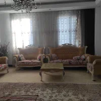 مبل هفت نفره با دو جلو مبلی از جنس خودش .