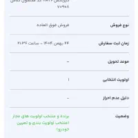 حواله دنا پلاس شیش دنده