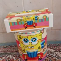 سطل و جا دستمال کاغذی اتاق کودک