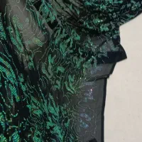 پارچه حریر سنگ کاری با نگین جیکو|لباس|سنندج, |دیوار