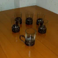 استکان نعلبکی و دیس درحد نو