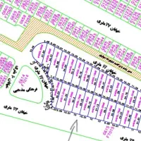 زمین مسکونی پلاک شده سندار زیباکنار