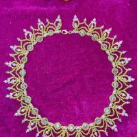 گردنبند،گوشواره،دستبند منجوق/ مهره بافی صنایع بافی|بدلیجات|شیراز, رازی|دیوار