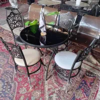 پخش صندلی غذاخوری فلزی تاج دار مدل لیزری|میز و صندلی غذاخوری|شیراز, وزیرآباد|دیوار