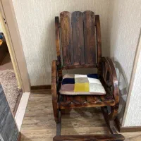 صندلی راک چوب جنگلی