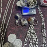 خریدار و فروش زیورآلات نقره انگشتر
