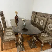 مبل استیل و سرویس غذا خوری|مبلمان خانگی و میز عسلی|محمدشهر, محمدشهر|دیوار
