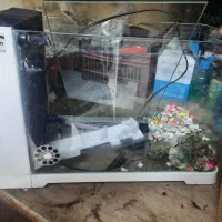 اکواریوم شرکتی همراه با مهتابی و تصفیه