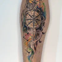 خدمات حرفه ای تاتو بدن انواع سبک ها|خدمات آرایشگری و زیبایی|بابل, |دیوار