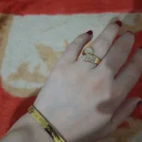 دستبند وانگشتر ژوپینگ بدل رنگ ثابت|بدلیجات|خرم‌آباد, |دیوار