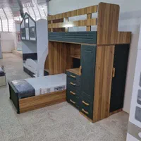 تخت دو طبقه نوجوان مدل آنجل|تخت و سرویس خواب|مشهد, خواجه ربیع|دیوار