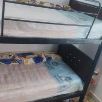 تخت فلزی دوطبقه|تخت و سرویس خواب|آزادشهر, |دیوار