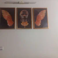 تابلو فرشته|تابلو، نقاشی، عکس|کاشمر, |دیوار