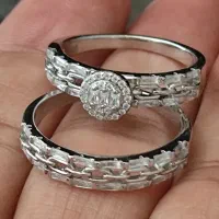 انگشتر و پشت حلقه نقره وارداتی|جواهرات|شیراز, شریف‌آباد|دیوار