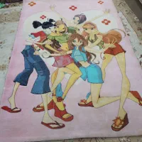 فرش مدل باربی کودک