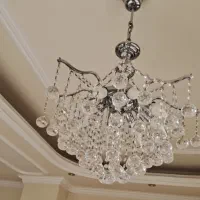 دو عدد لوستر کریستال ۱۰ شاخه