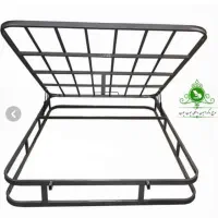 کفی تخت خواب دونفره جکدار ، فلزی