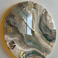 قبول سفارشات انواع ساعت رزین با تخفیفات روز مادر|ساعت دیواری و تزئینی|کرمان, |دیوار