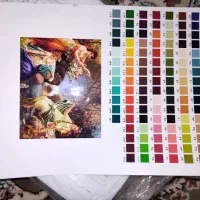 تابلو فرش با نخ و نقشه و دار