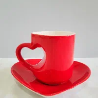 ماگ و زیر ماگی قلبی