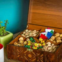 جعبه چوبی تزئینی آجیل و خشکبار|ظروف سرو و پذیرایی|تهران, امام حسین|دیوار