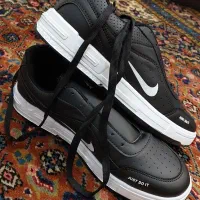 کفش نایک مشکی سفید ۴۳