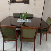 میز ناهار خوری 6نفره برند چوب رنگ