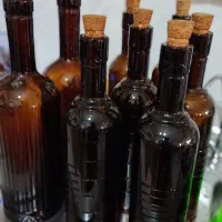 بطری بزرگ سالم  .پک کوچیک استکان